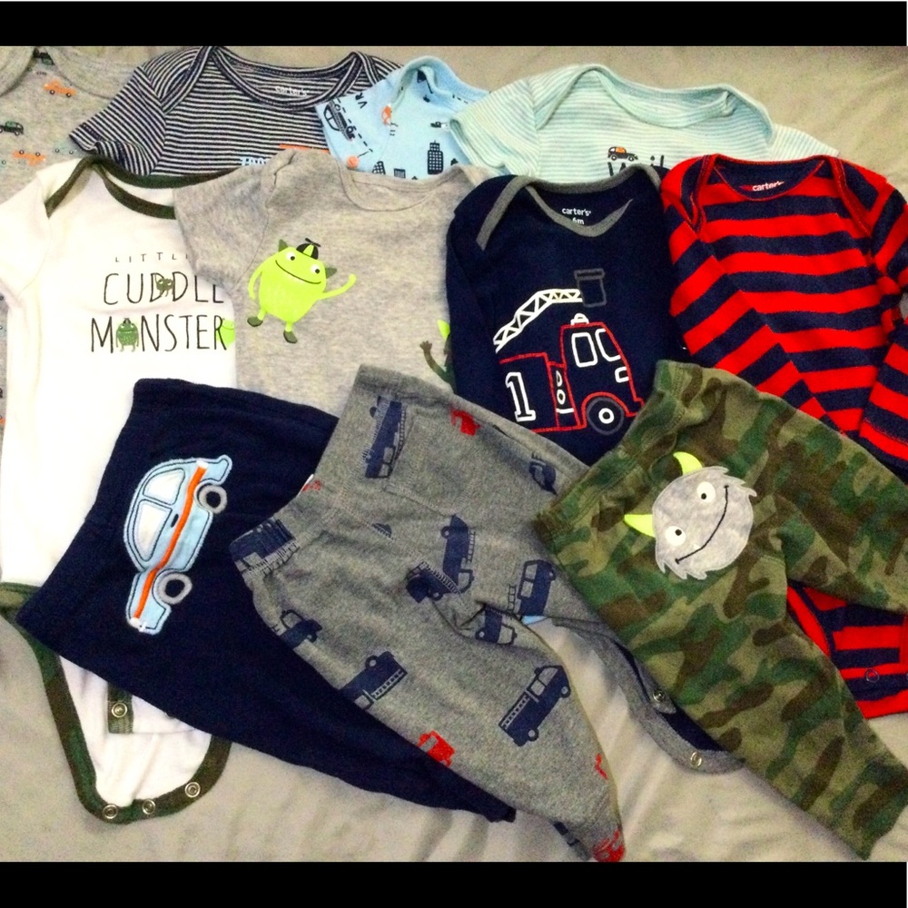 Matching outfits lot Carter’s Batman 6months